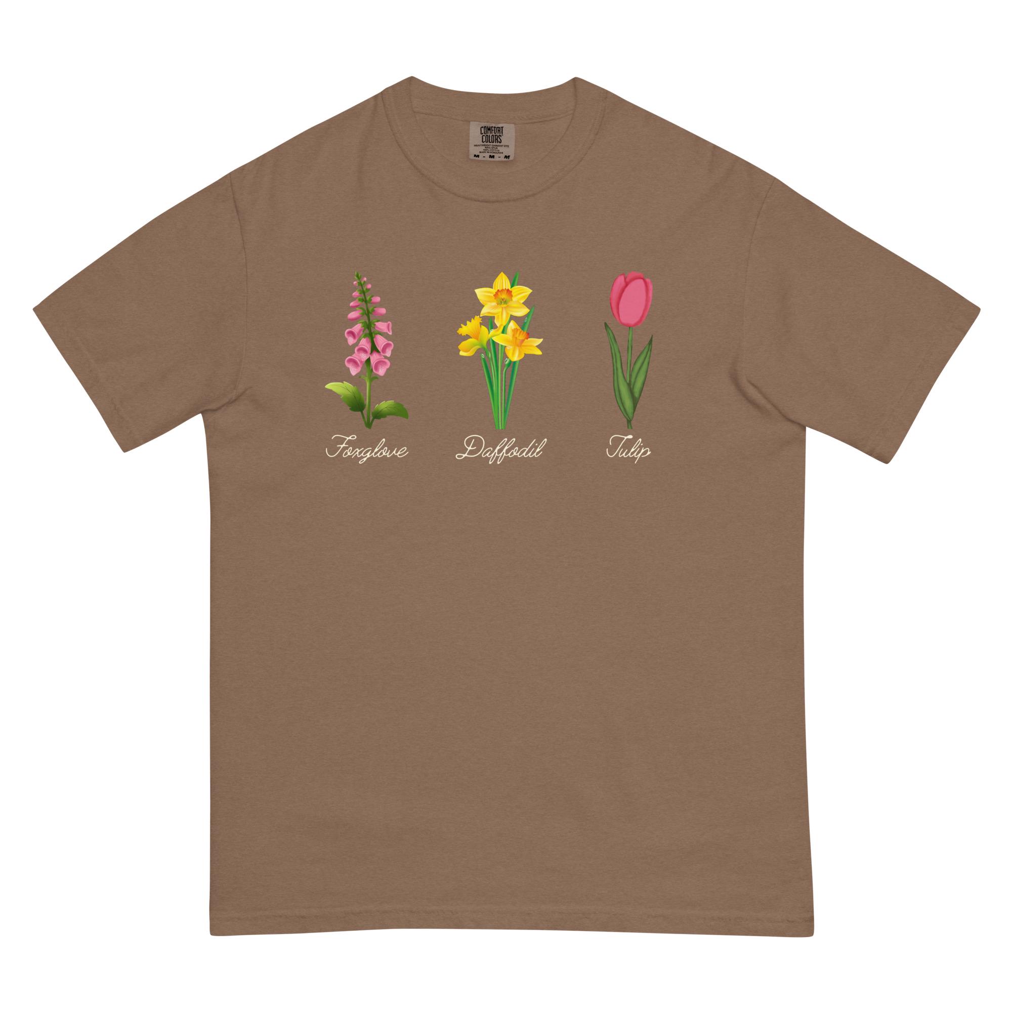 Foxglove Daffodil Tulip Shirt, Subtle FDT Shirt, Poisonous Flower