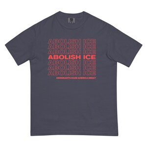 Abolish ICE Tshirt Comfort Colors Unisex, Immigrants Make America Great, Chinga La Migra, Pro Immimgration Shirt, Fuck ICE