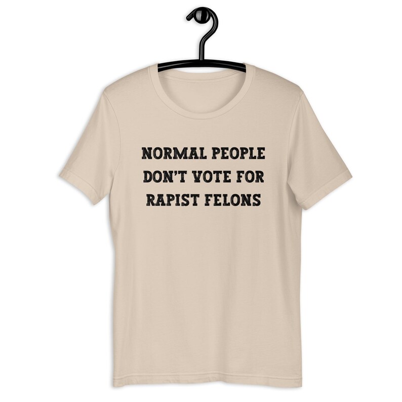 Normal People Dont Vote for Rapist Felons Shirt, I Didnt Vote for Him Shirt, Anti Trump, Anti MAGA, Felon President
