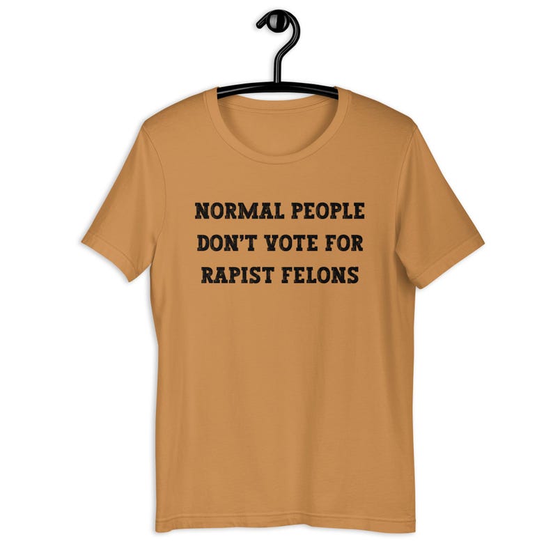 Normal People Dont Vote for Rapist Felons Shirt, I Didnt Vote for Him Shirt, Anti Trump, Anti MAGA, Felon President