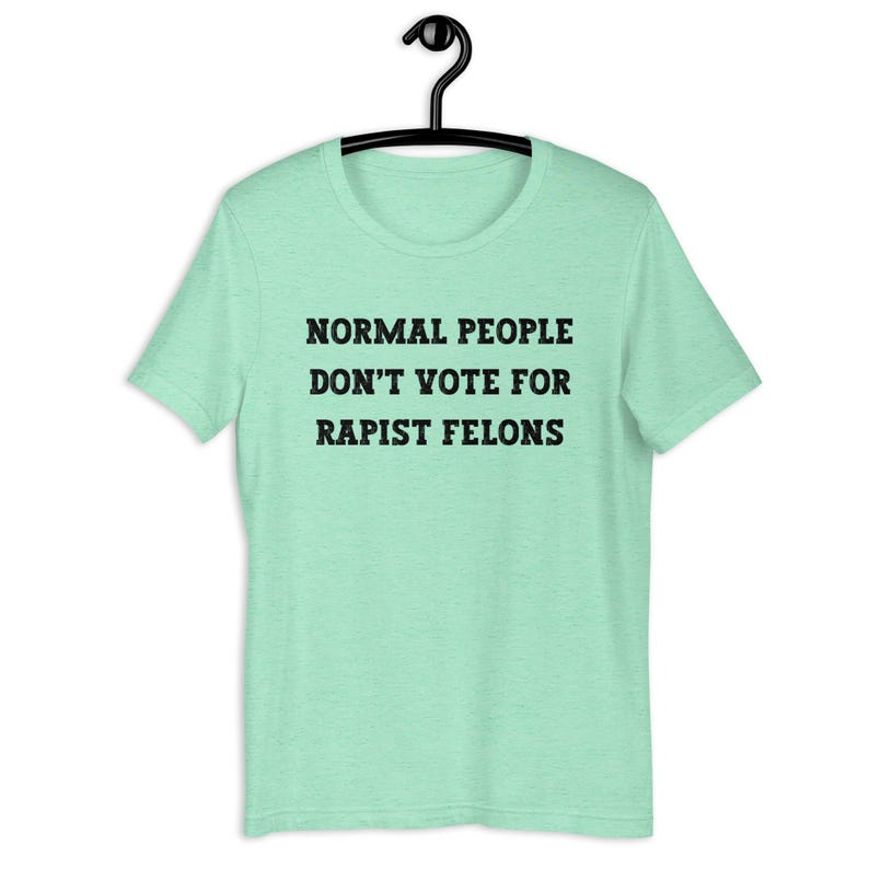 Normal People Dont Vote for Rapist Felons Shirt, I Didnt Vote for Him Shirt, Anti Trump, Anti MAGA, Felon President