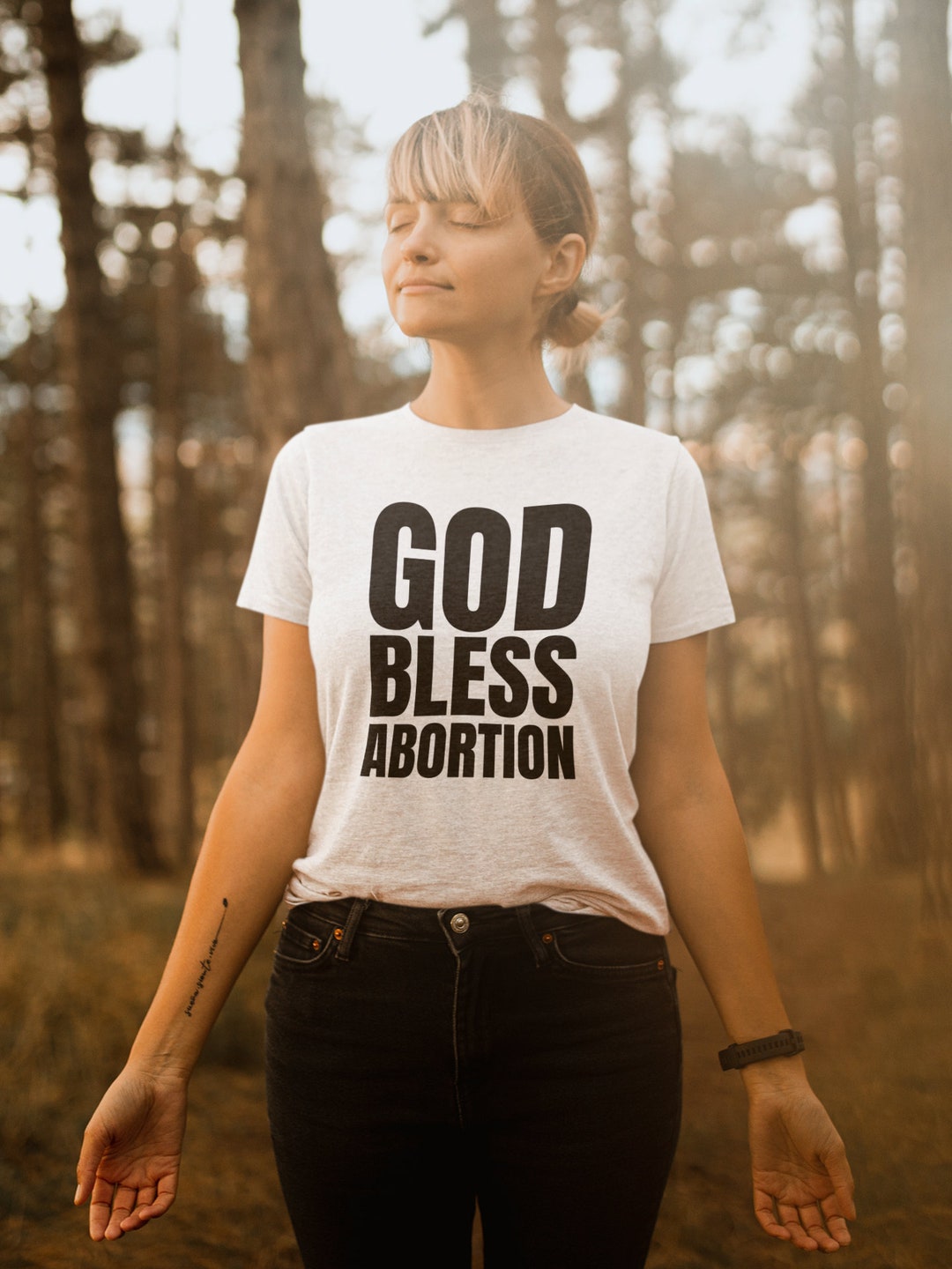 God Bless Abortion T-shirt, Feminist Pro Choice Shirt, Pro Choice