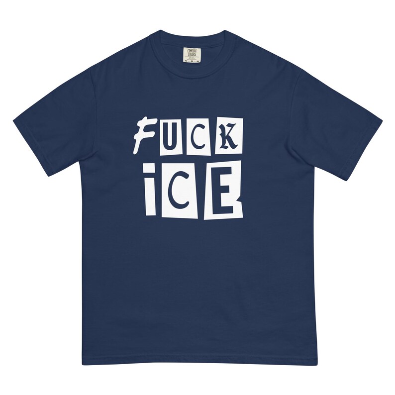 Fuck ICE Shirt, Abolish ICE, Anti ICE Protest Activist Tshirt - Comfort Colors