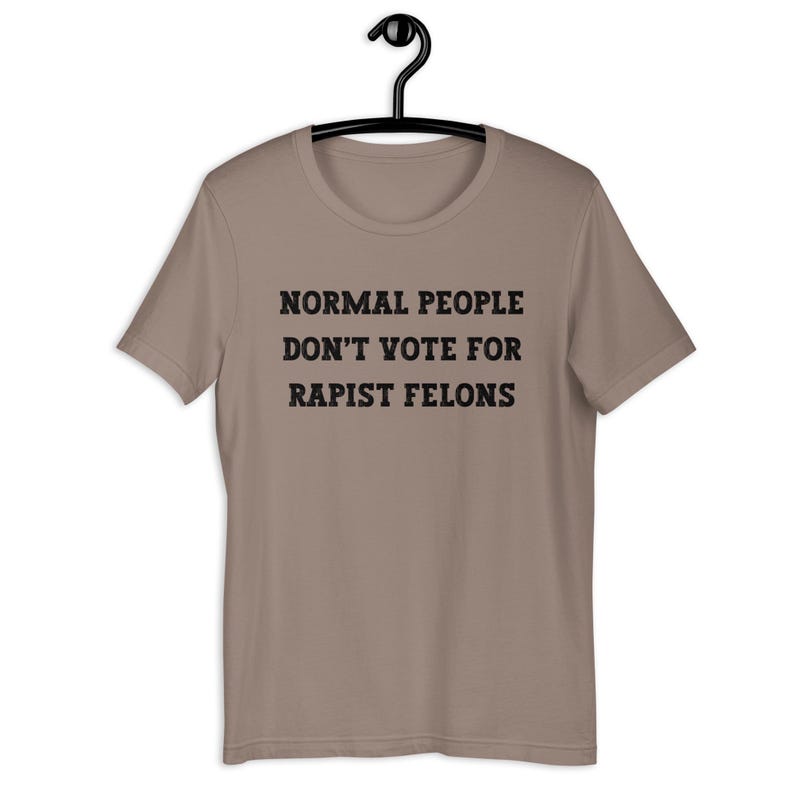 Normal People Dont Vote for Rapist Felons Shirt, I Didnt Vote for Him Shirt, Anti Trump, Anti MAGA, Felon President