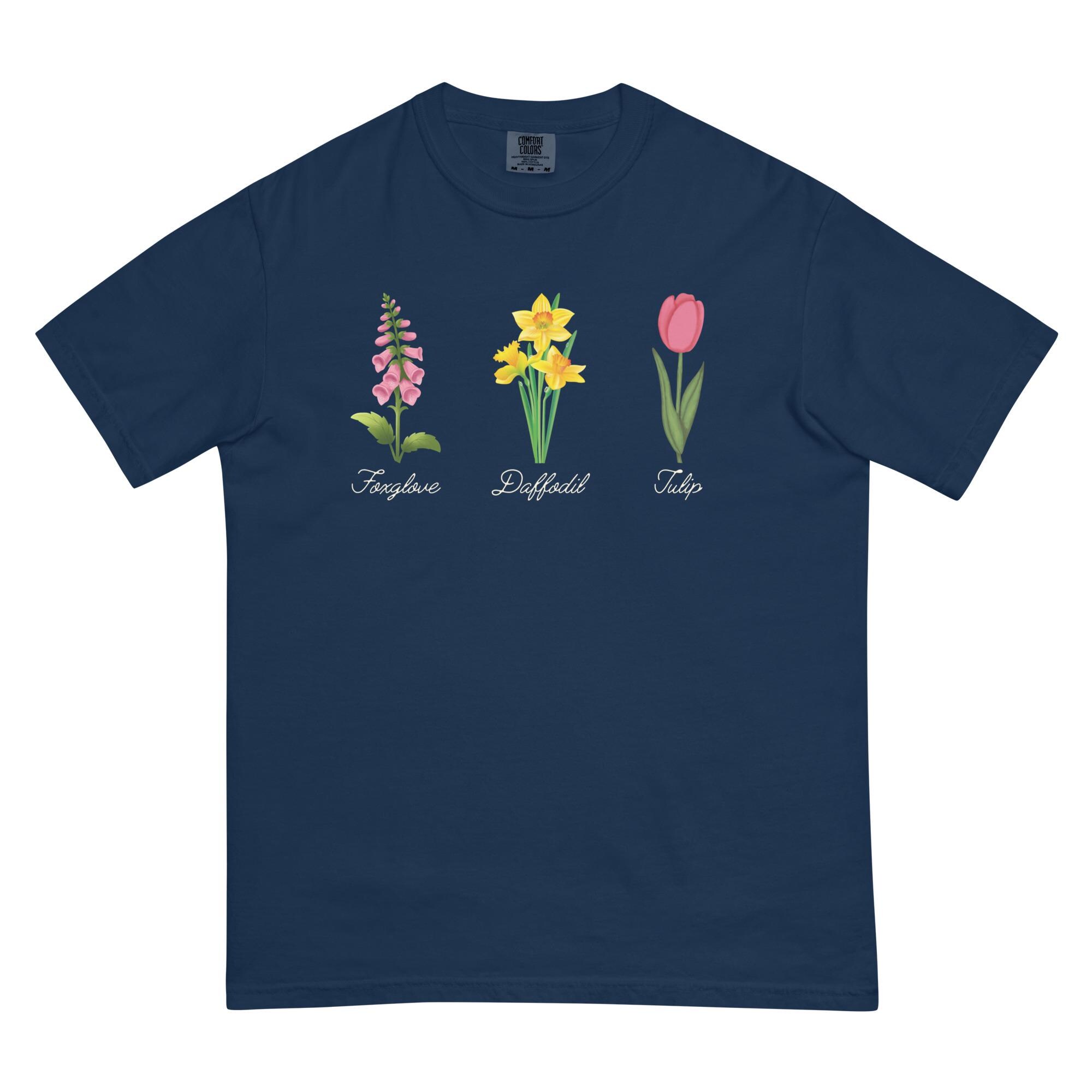 Foxglove Daffodil Tulip Shirt, Subtle FDT Shirt, Poisonous Flower