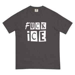 Fuck ICE Shirt, Abolish ICE, Anti ICE Protest Activist Tshirt - Comfort Colors
