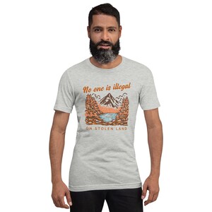 No One is Illegal on Stolen Land Shirt, Decolonize Shirt, Equality Shirt, Human Rights Shirt, Social Justice Shirt