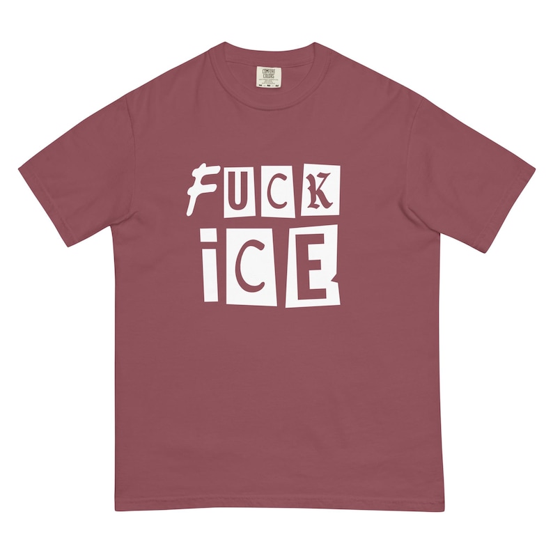 Fuck ICE Shirt, Abolish ICE, Anti ICE Protest Activist Tshirt - Comfort Colors
