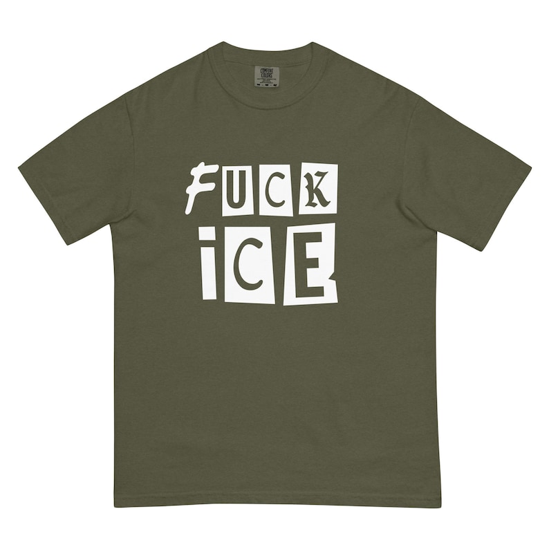 Fuck ICE Shirt, Abolish ICE, Anti ICE Protest Activist Tshirt - Comfort Colors