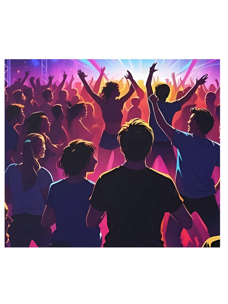 RAVE On - Neon Writing Pad for Bright Ideas - Colorful Planner and Rave Diary image 7