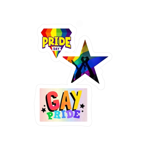 Vibrant LGBTQ Pride Vinyl Decals - Spread Love with Rainbow Stickers, Colorful Wall Decor