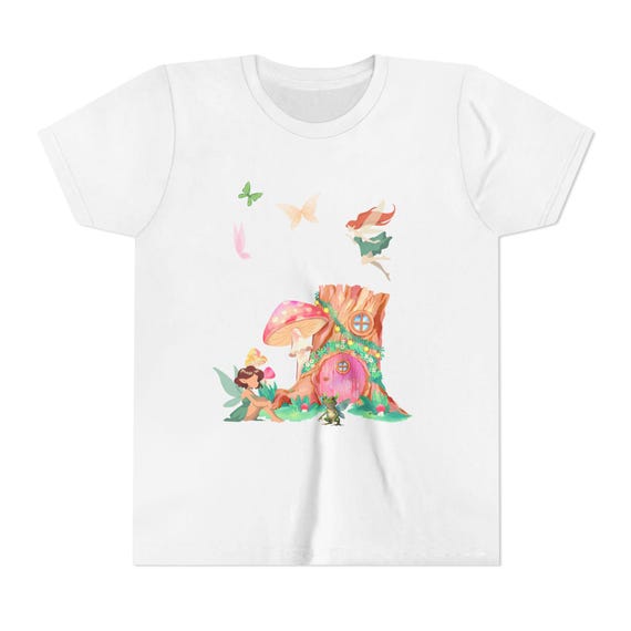 Magical Frog Tee for Trendy Kids - Fairy Design, Nature Lover Shirt, Unique Children's Top