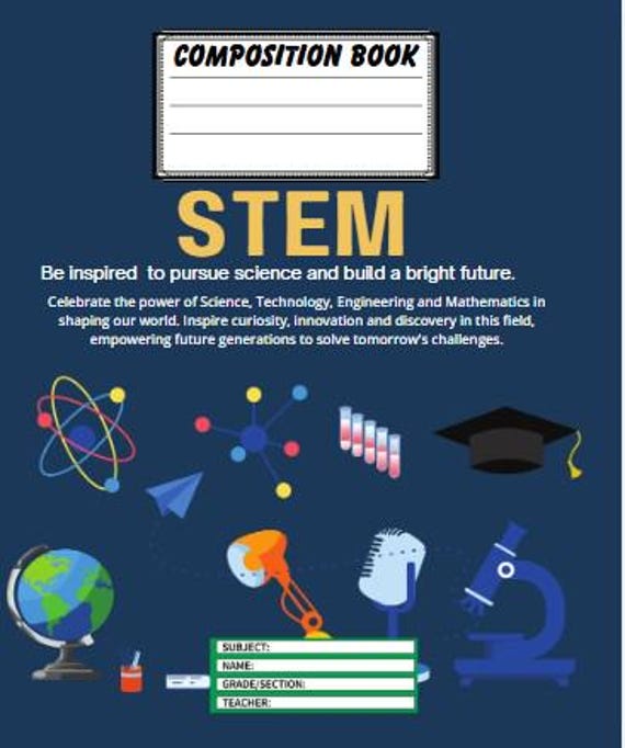 Get Ahead in Science and Math with this Smart Composition Book - Perfect Back to School Essential!