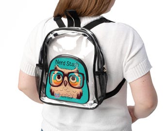 Concerts, Festivals, School - This Clear Owl Backpack Does it All!