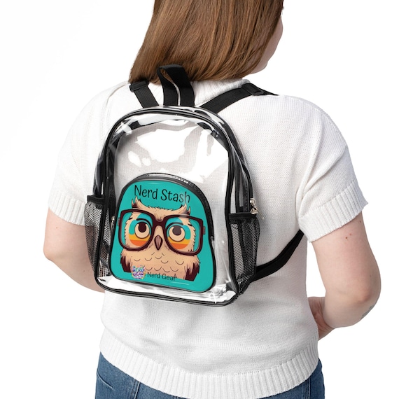 Concerts, Festivals, School - This Clear Owl Backpack Does it All!