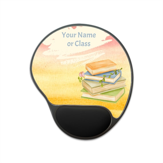 Unique Desk Essential: Personalized Mouse Pad with Wrist Rest, Perfect Teacher Gift