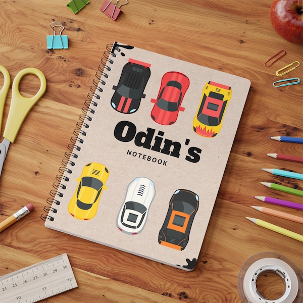 Cars Design Notebook - Etsy