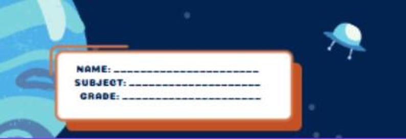 Astronaut Composition Book for Kids: Space Theme, Wide Ruled (Downloadable Book) image 5