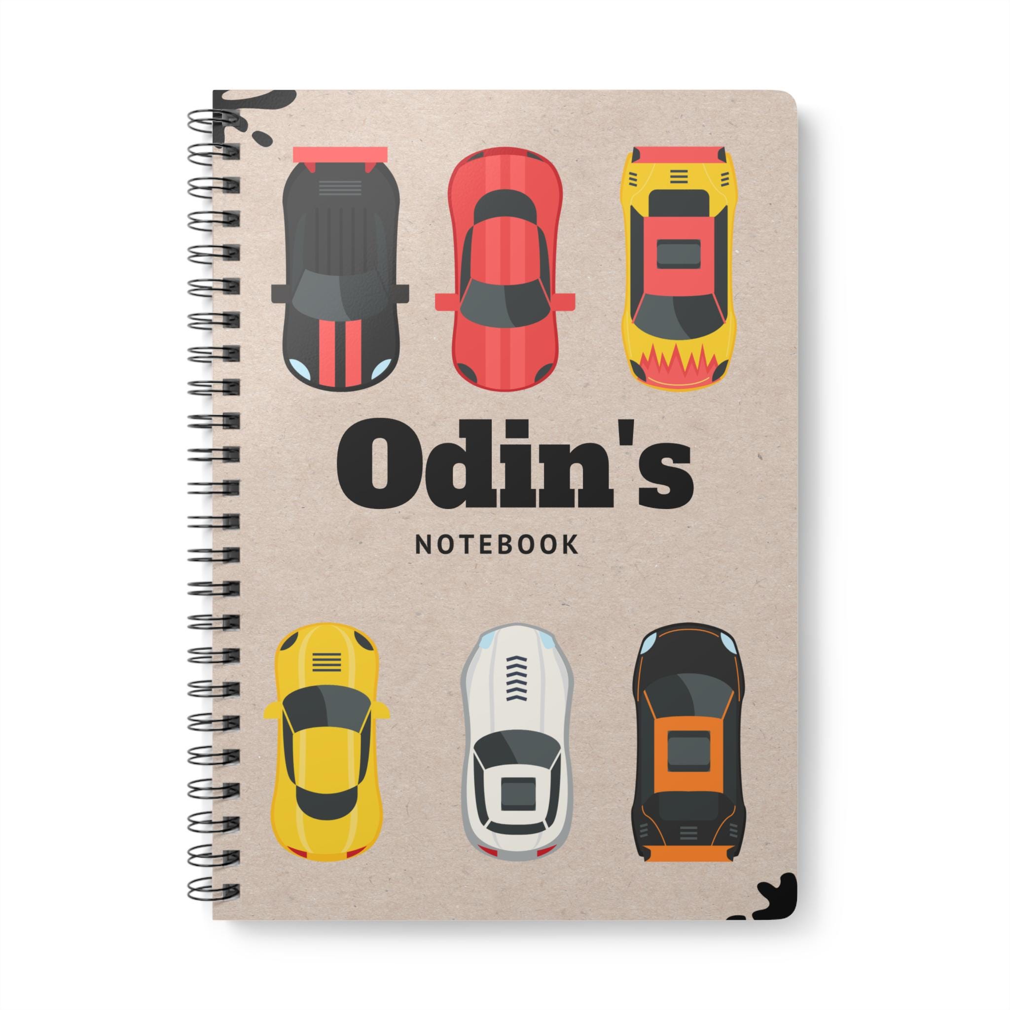 Cars Theme - Personalized Car-themed Notebook: A5 Lined Journal - Etsy