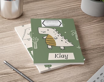 Dinosaur Notebook for Creative Kids: A5 Lined Journal