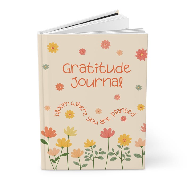 Floral Mindfulness Journal: Self-Care Dankbarkeit, Inspiration Geschenk Bild 5