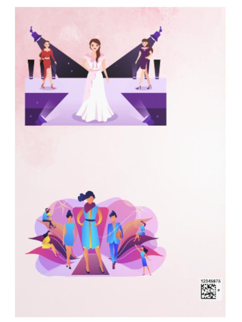 Dziennik mody – Spiral Beauty: artystyczny planer i stylowy notatnik dla projektantów mody zdjęcie 10