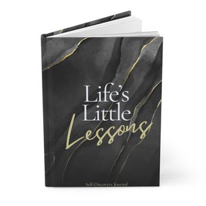 Luxurious Hardcover Journal - Life&#39;s Lessons, Motivational Writing, Thoughtful Gift for Creatives