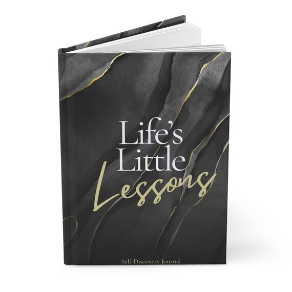 Luxurious Hardcover Journal - Life's Lessons, Motivational Writing, Thoughtful Gift for Creatives