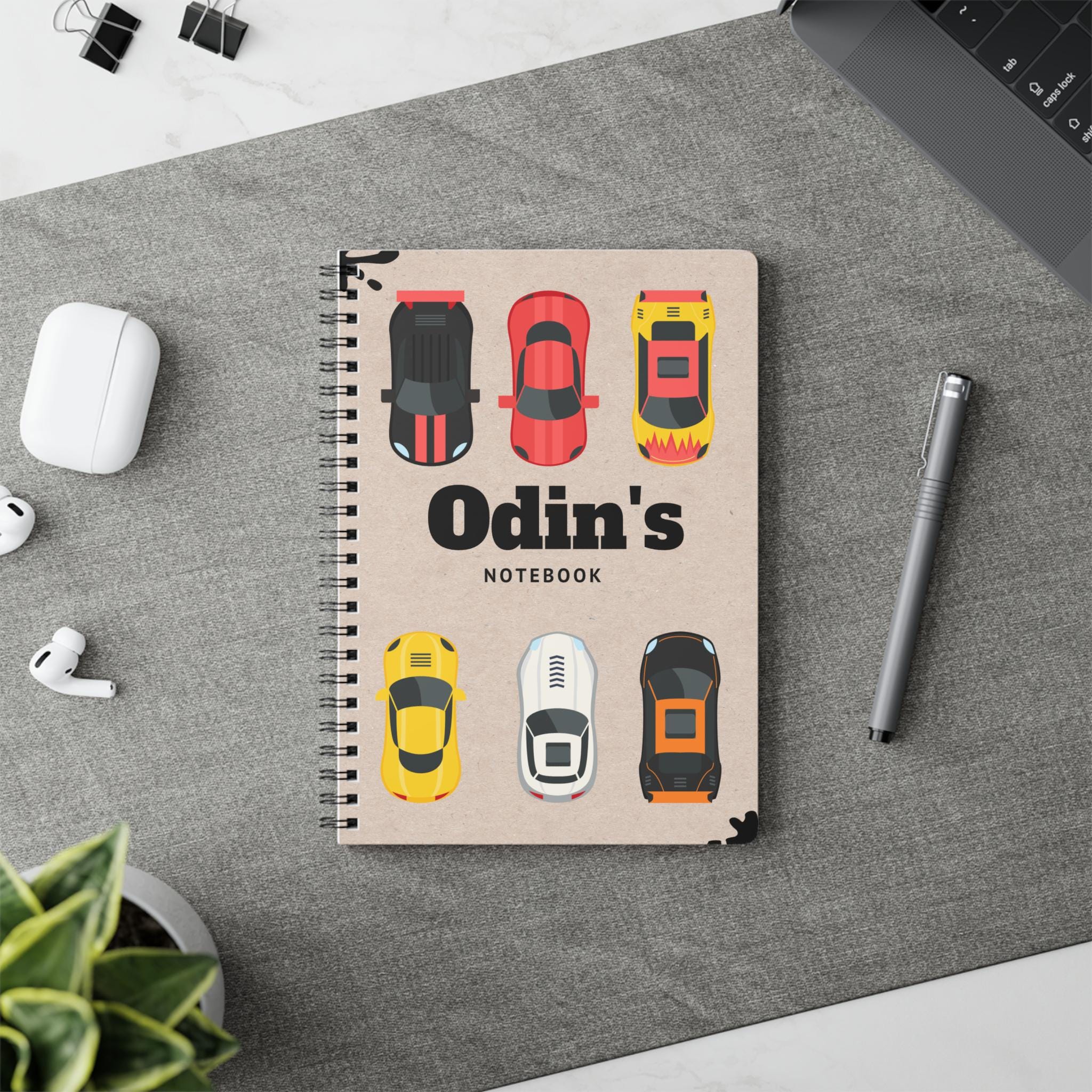 Cars Theme - Personalized Car-themed Notebook: A5 Lined Journal - Etsy