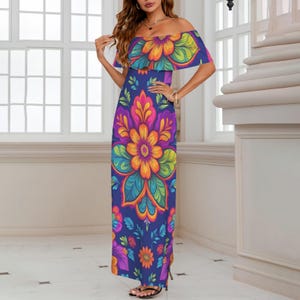 midi dress white floral Novoli Floral Embroidery Midi Dress White