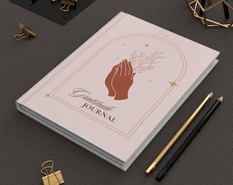 Hardcover Gratitude Journal: Daily Reflection, Mindfulness & Self-Care