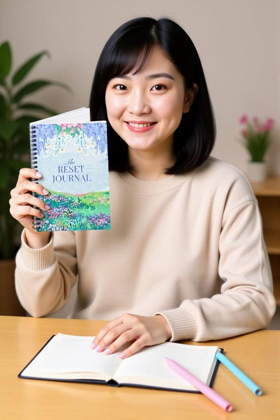Blooming Thoughts: Spiral Mindfulness Planner and Daily Writing Journal