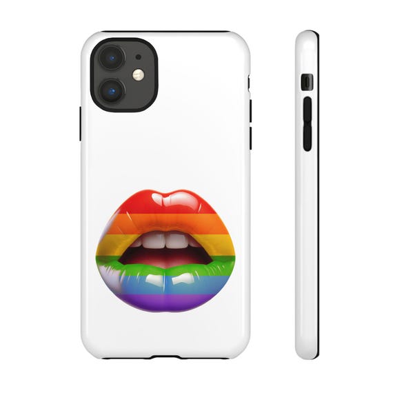 Gift a Rainbow - Unique Lips Phone Case, LGBT Pride, Colorful Protector