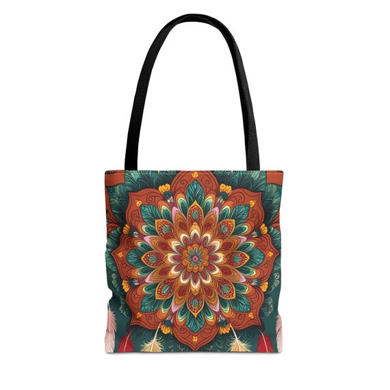 Vibrant Tote Bag with Eye-Catching All Over Print