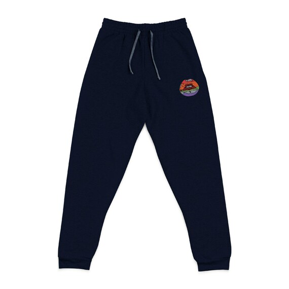 Chic Embroidered Joggers for Him and Her - Stay Cozy Anywhere!
