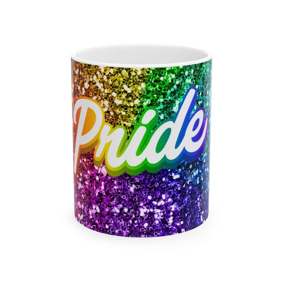 Celebrate Love with this LGBTQ Coffee Mug - Unique and Colorful Drinkware