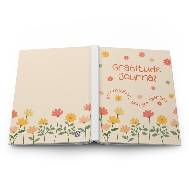 Floral Mindfulness Journal: Self-Care Dankbarkeit, Inspiration Geschenk Bild 2