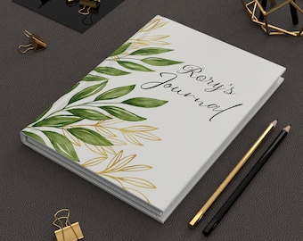 Botanical Hardcover Journal: Nature-Inspired Diary for Writers