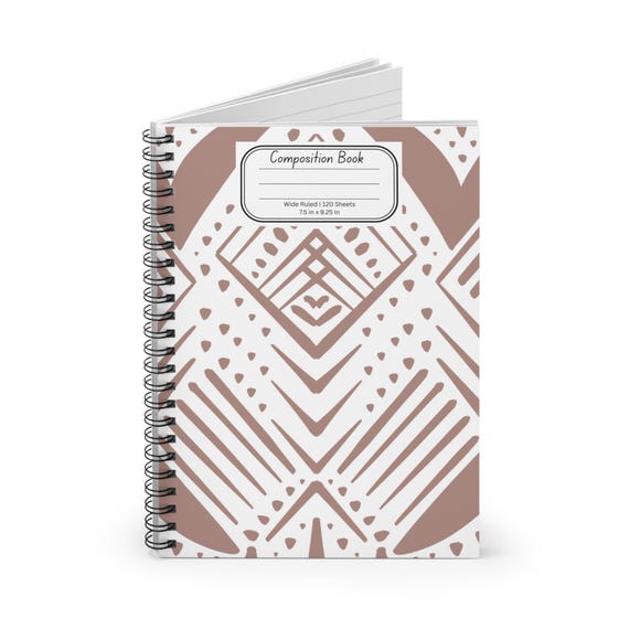 Whimsical Boho Notebook - Perfect for School, Creative Writing, and Stylish Stationery Lovers