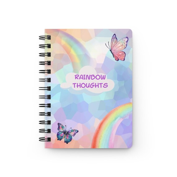 Whimsical Rainbow Butterfly Journal: Capture Your Dreams in Style, Inspirational Writing Pad for Writers