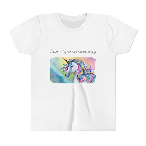 Enchanting Unicorn T-shirt for Kids - Brighten Up Their Wardrobe with Rainbow Magic!