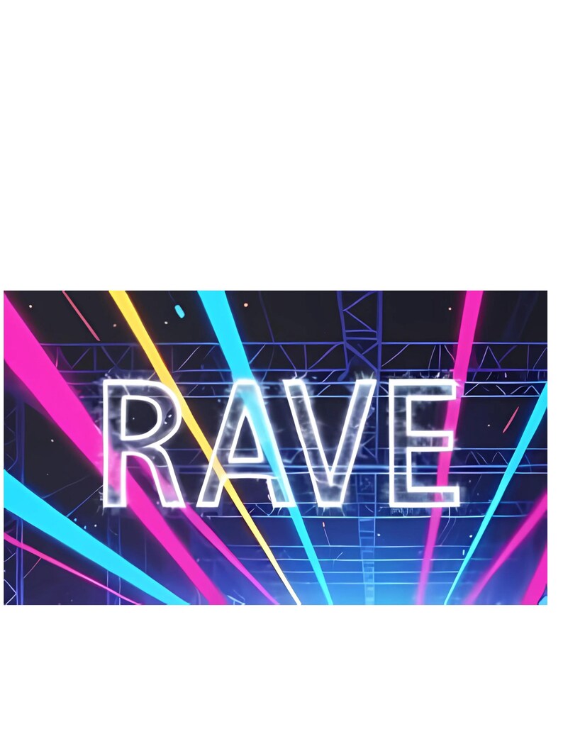 RAVE On - Neon Writing Pad for Bright Ideas - Colorful Planner and Rave Diary image 8