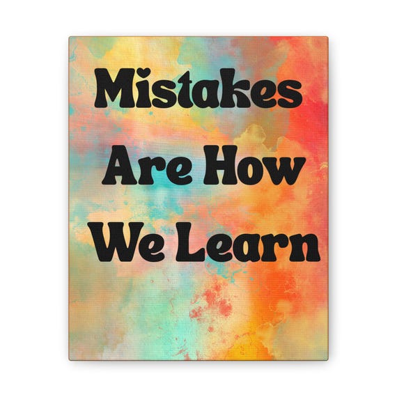 Empowering Canvas Wall Art - Inspirational Gift for Teachers, Colorful Home Accent