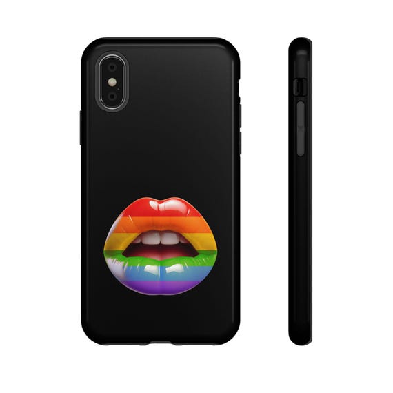 Rainbow Lips Design Tough Case - Celebrate LGBTQ Pride Everywhere You Go!