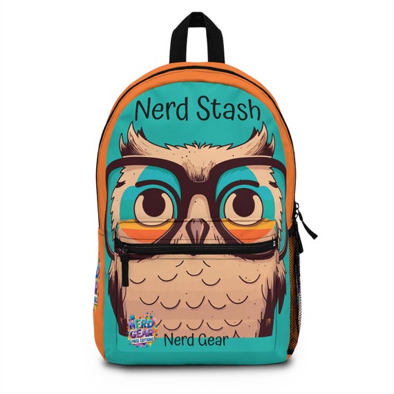 Nerdy Chic Owl Backpack - Stand out with this Quirky and Cool Accessory