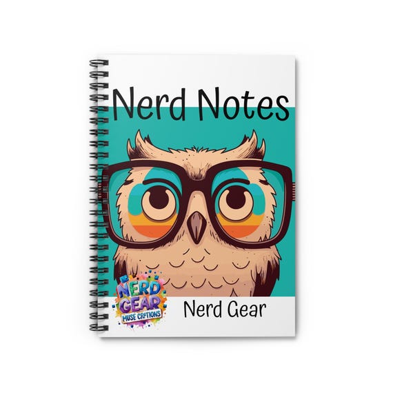 Adorable Nerdy Notebook - A Thoughtful Gift for Writers, Creatives, Students! Lighthearted Academic Journal for Back to School Fun