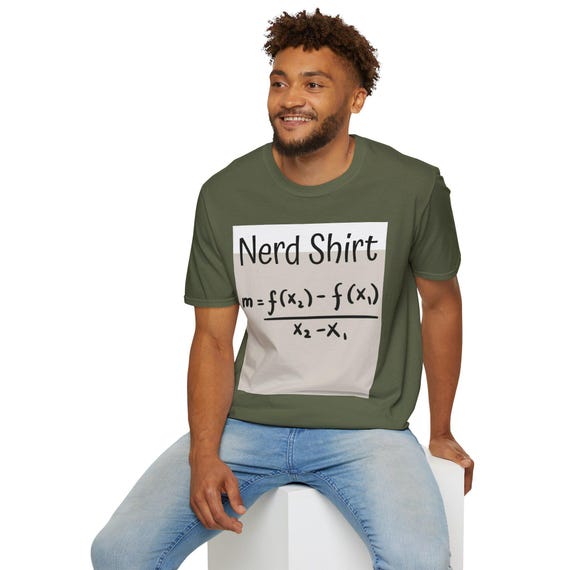 Nerdy Delight: Funny Science Tee, Perfect Gift for the Brainy Ones