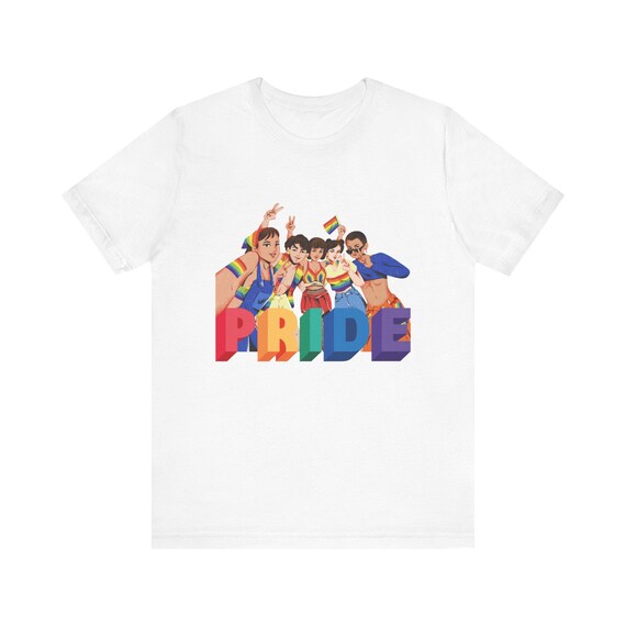 Show Your Pride with This Unisex Rainbow Tee - Perfect LGBTQ Apparel