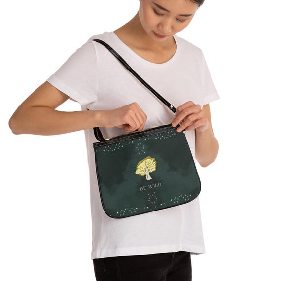 Bohemian Small Shoulder Bag | Be Wild Design, Eco-Friendly Tote, Festival Purse, Everyday Use, Gift for Nature Lovers