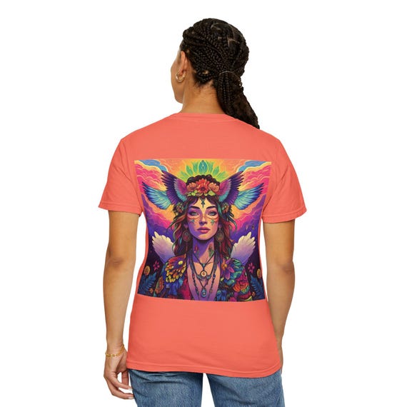 Boho Artist's Statement Tee - Vibrant Graphic Shirt, Festival-Ready Unisex Top, Hippie Chic Wear
